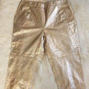 NWOT Free People 100% Leather Pants